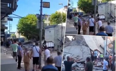 Shembet ndërtesa trekatëshe në Stamboll, ekipet emergjente në kërkim të personave të ngujuar nën rrënoja