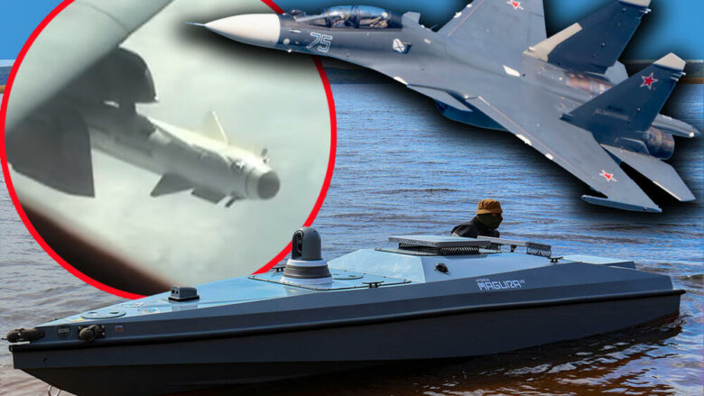 Dronët detarë ukrainas pajisjen me sistemin e avancuar raketor, rusët hezitojnë t’i nxjerrin në det luftanijet dhe të ngritin në ajër aeroplanët