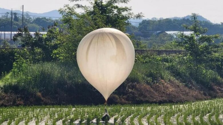 Parazitë dhe rroba të vjetra në balonat e plehrave të Koresë së Veriut që u dërguan në Korenë e Jugut