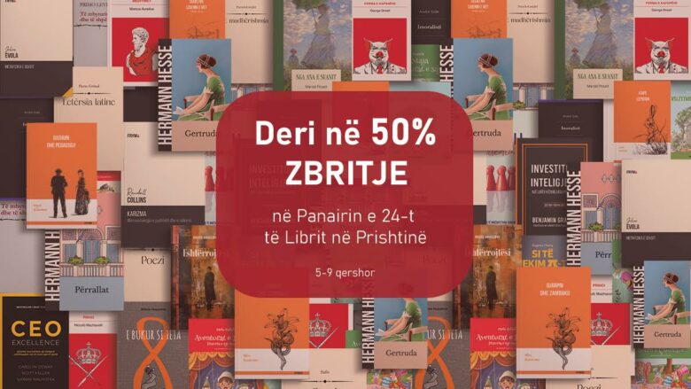 “Dukagjini” vjen me një ofertë deri në 50% zbritje në “Panairin e 24-t të Librit” në Prishtinë
