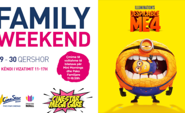 Family Weekend “Despicable Me 4” me 29-30 qershor me minionët e dashur