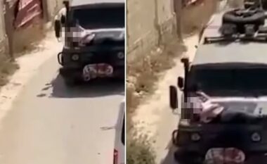 Ushtria izraelite lidhë palestinezin e plagosur në veturë