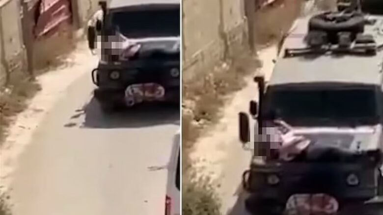 Ushtria izraelite lidhë palestinezin e plagosur në veturë