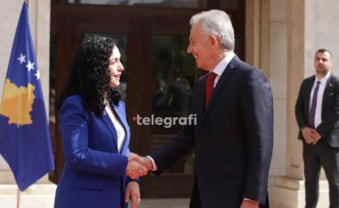 Osmani pret në takim ish-kryeministrin britanik, Tony Blair