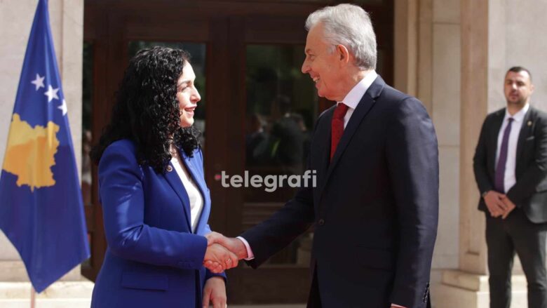 Osmani pret në takim ish-kryeministrin britanik, Tony Blair