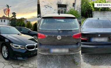 Policia e Shqipërisë sekuestron dy vetura të vjedhura në Kosovë, dyshohet se do të përdoreshin për qëllime kriminale