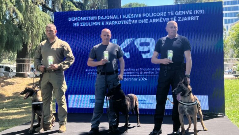“Demonstrimi Rajonal i Njësive Policore të Qenve”, polici nga Kosova zë vendin e parë së bashku me qenin e tij