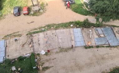 Largohen garazhet para banesave në Tetovë