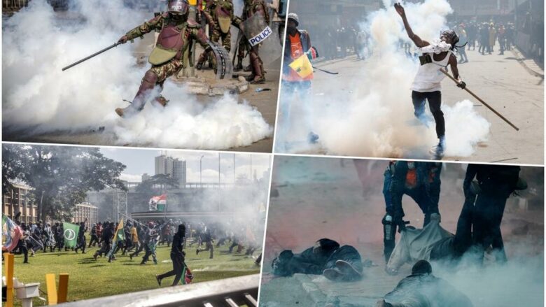 Tmerr në rrugët e Nairobit, policia qëllon mbi demonstruesit – gjysmë motra e Barack Obamës goditet me gaz lotsjellës