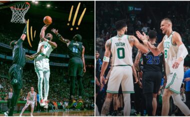 Boston Celtics shkatërroi Dallas Mavericksin në ndeshjen e parë finale të NBA