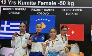 Danina Rexhepi shpallet kampione ballkanike, fiton të artën në Stamboll