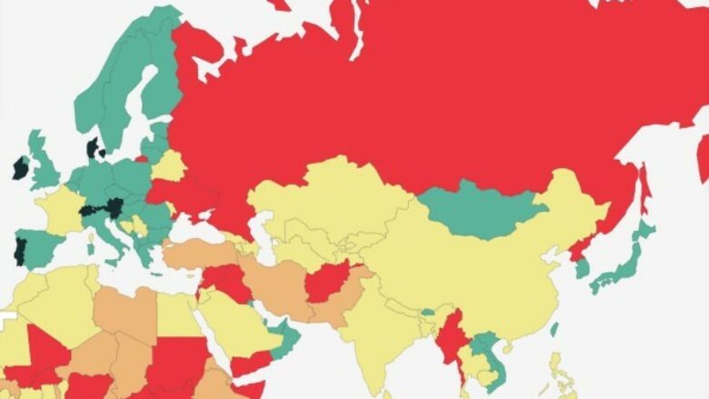 Indeksi Global i Paqes: Maqedonia e Veriut në vendin e 38-të
