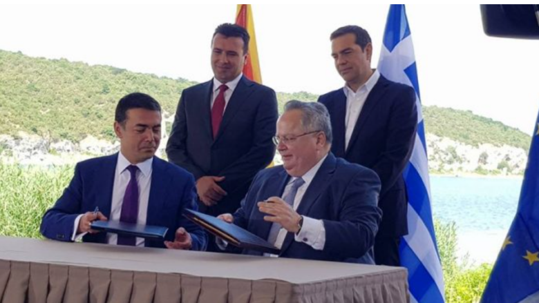 Zaev, Filipçe, Dimitrov dhe Buçkovski në Athinë në gjashtëvjetorin e nënshkrimit të Marrëveshjes së Prespës