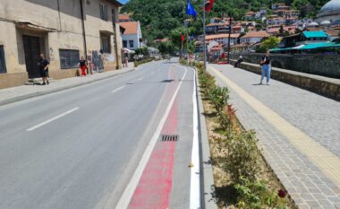 Komuna e Prizrenit nis riparimin e shenjëzimit horizontal në rrugën unazore