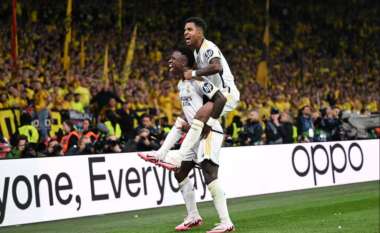 Vinicius shkruan historinë pas golit në finale ndaj Dortmundit – barazon rekordin e jashtëzakonshëm të Messit