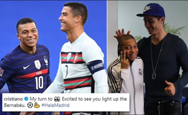 Komenti i Cristiano Ronaldos në postimin e Kylian Mbappes theu të gjitha rekordet në Instagram