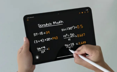 iPadOS 18 vjen me një kalkulator të integruar
