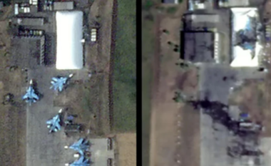 Aeroporti ushtarak rus u sulmua nga të paktën 70 dronë, dëmtohen aeroplanët e Putinit