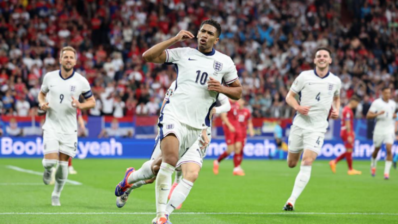 Anglia në epërsi ndaj Serbisë – gol dhe rekord për Jude Bellingham