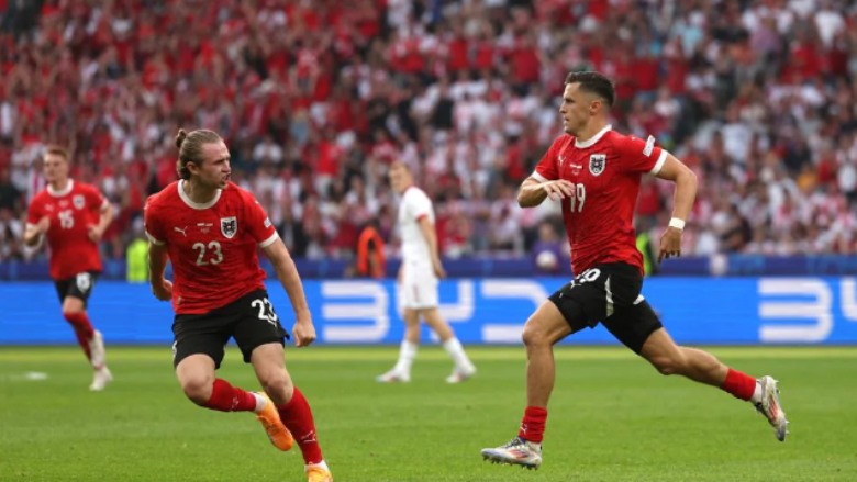 Austria shkëlqen ndaj Polonisë, fitore me tre gola