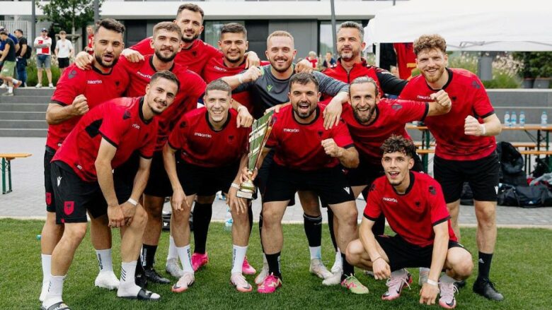 Shqipëria triumfon në turneun e fansave në Gjermani, mposht vendasit në finale