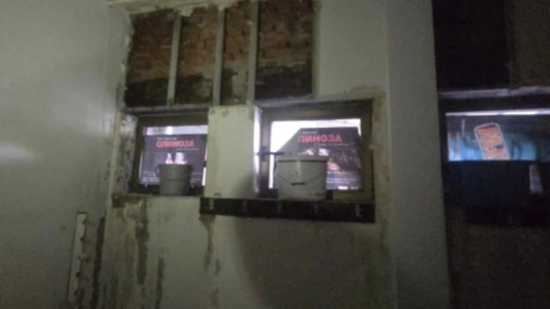 Reshjet e shiut kanë dëmtuar Teatrin e Dramës në Shkup