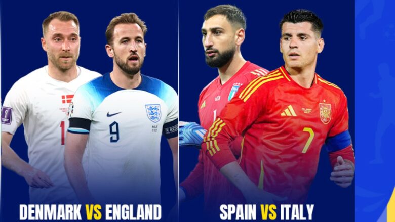 Sot luhen tre ndeshje në Euro 2024: Vëmendja në sfidën Itali – Spanjë