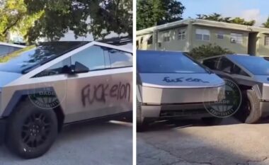 Tesla Cybertrucks u vandalizuan në Florida - në to ishin shkruar 