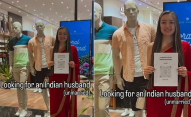 “Kërkoj një burrë indian”: Kërkesa unike e influencueses ngjall reagime te përdoruesit e rrjeteve sociale