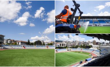 Ministri i Sportit, Hajrulla Çeku konfirmon se stadiumi Fadil Vokrri është drejt përfundimit