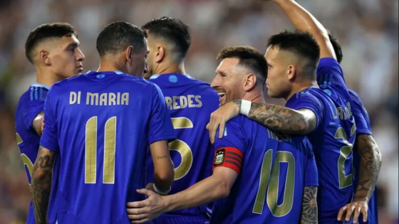 Argjentina fiton me spektakël miqësoren ndaj Guatemalës, shkëlqejnë Messi dhe Lautaro