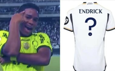 Zbulohet numri i mundshëm i fanellës së Endrick në Real Madrid – nuk është 9-shi