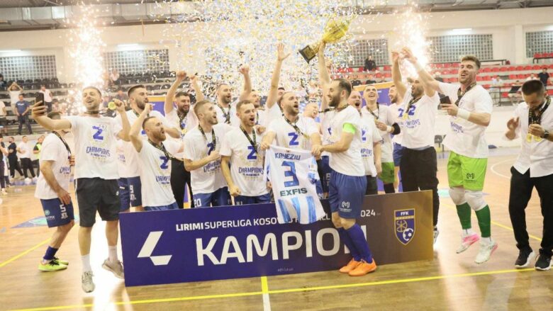 Prishtina 01 shpallet sërish kampion i Kosovës në futsall
