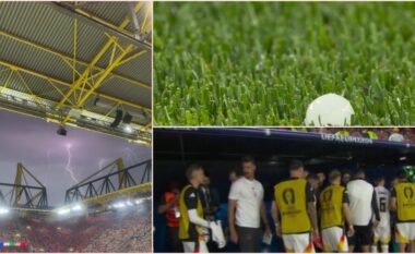 Ndërpritet ndeshja Gjermani - Danimarkë: Shi, breshër dhe shkarkime rrufesh në stadium