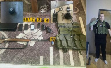 Armë, municion, radio lidhje,  policia tregon se çka konfiskoi në shtëpinë e një serbi në Zubin Potok