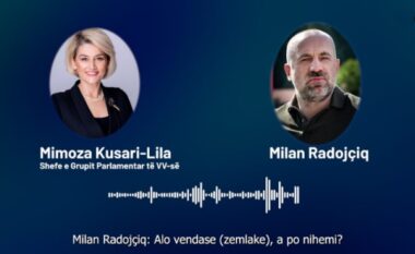 Mimoza Kusari përgjigjet shkurt për bisedën me Radoiçiqin