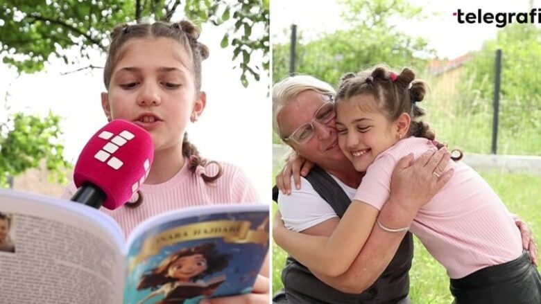 Njëmbëdhjetëvjeçarja nga Podujeva boton librin e saj të parë