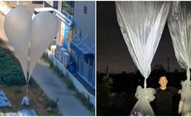 Po vazhdon ‘lufta’ me balona mes Koreve – njëra dërgon mbeturina, tjetra filma dhe muzika