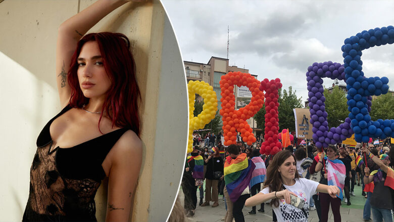 Dua Lipa uron fillimin e Javën e Krenarisë në Kosovë, në mbështetje të komunitetit LGBT+
