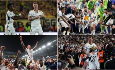 Lamtumira me stil e Toni Kroos nga Real Madridi – asistoi, tregoi stemën dhe mori trofeun