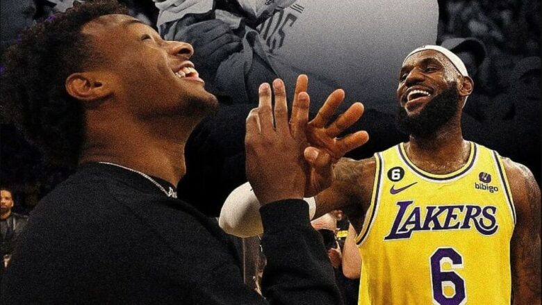 Shkruhet historia në NBA: LeBron James dhe djali i tij Bronny bëhen shokë skuadre