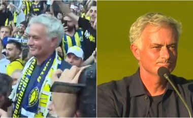“Tani jam njëri prej jush”, fjalët e para të Mourinhos gjatë prezantimit si trajner i Fenerbahces