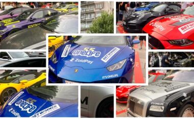 Nga Ferrari, Lamborghini e deri te Aston Martin e Porsche – OneLifeRally sjell veturat luksoze në Prishtinë