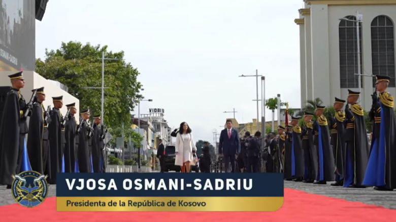 Osmani në ceremoninë e inaugurimit të Presidentit të El Salvadorit