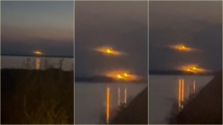 Një çift në Kanada mbetën të habitur nga “dritat misterioze vezulluese në horizont – që rrinin pezull mbi një lumë”
