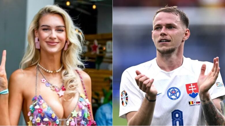 Fansja më tërheqëse e Sllovakisë, Veronika Rajek paralajmëron tifozët anglezë që të kenë kujdes nga shoku i saj i shkollës Ondrej Duda