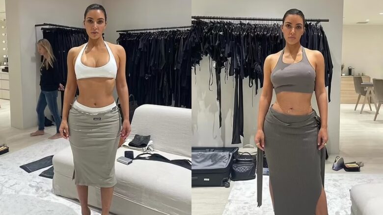 Kim Kardashian modelon disa veshje të mrekullueshme, duke shfaqur figurën e saj mahnitëse