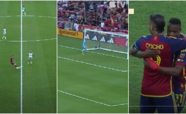 Çmenduri në MLS, ylli kolumbian realizon gol nga gjysma e fushës