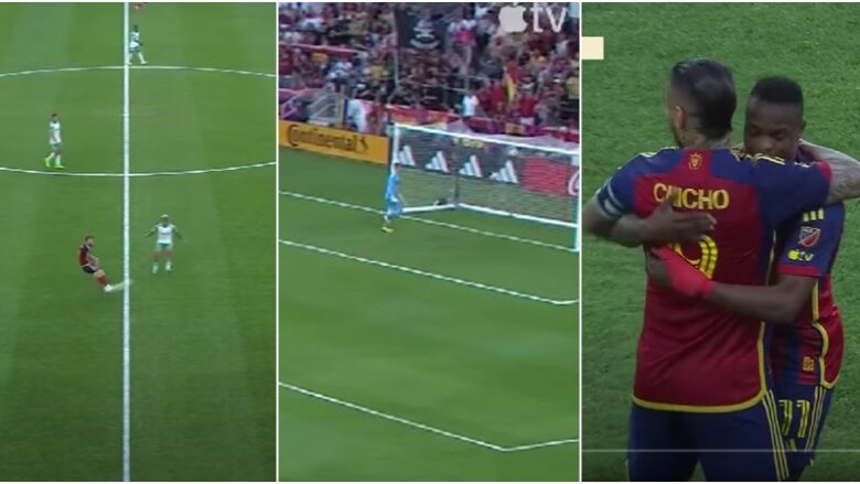 Çmenduri në MLS, ylli kolumbian realizon gol nga gjysma e fushës