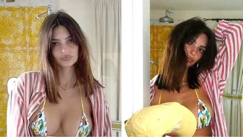 Emily Ratajkowski mahnit me fotografitë në bikini, teksa tregon fizikun e saj të mrekullueshëm